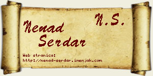 Nenad Serdar vizit kartica